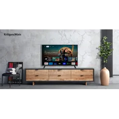 Telewizor Kruger&Matz 32" HD Google TV, DVB-T2/S2/T/C H.265 HEVC