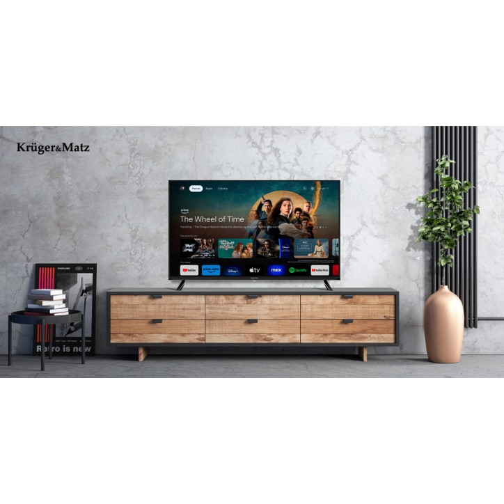 Telewizor Kruger&Matz 40" FHD Google TV DVB-T2/T/C H.265 HEVC Telewizor Kruger&Matz 40" FHD Google TV DVB-T2/T/C H.265 HEVC