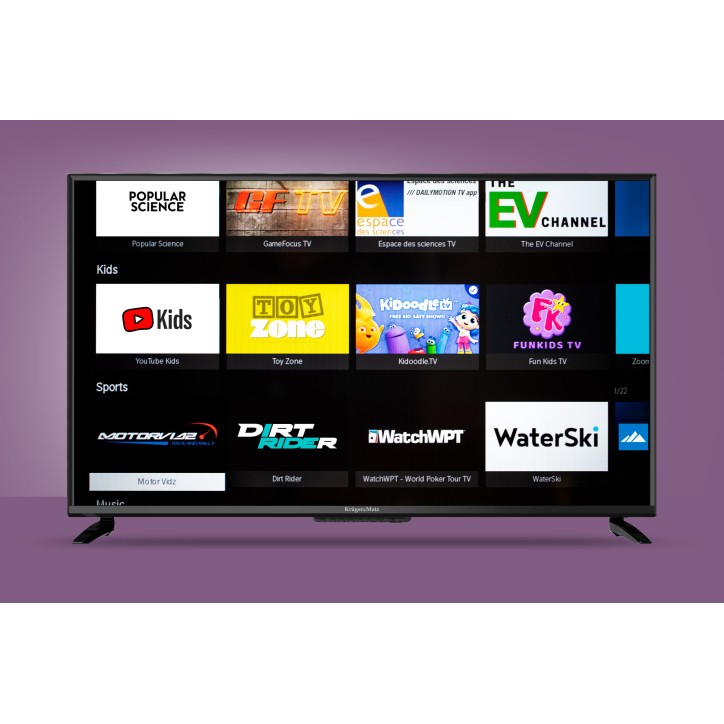 Telewizor Kruger&Matz 40" FHD smart DVB-T2/S2 H.265 Hevc Telewizor Kruger&Matz 40" FHD smart DVB-T2/S2 H.265 Hevc