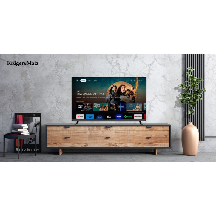 Telewizor Kruger&Matz 43" FHD Google TV DVB-T2/T/C H.265 HEVC Telewizor Kruger&Matz 43" FHD Google TV DVB-T2/T/C H.265 HEVC
