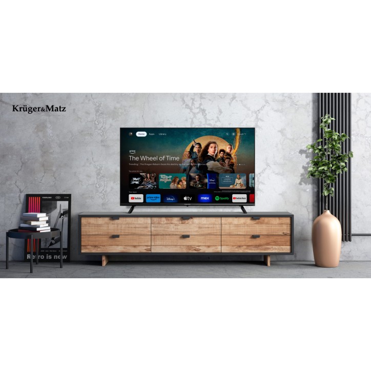 Telewizor Kruger&Matz 50" UHD Google TV DVB-T2/T/C H.265 HEVC Telewizor Kruger&Matz 50" UHD Google TV DVB-T2/T/C H.265 HEVC