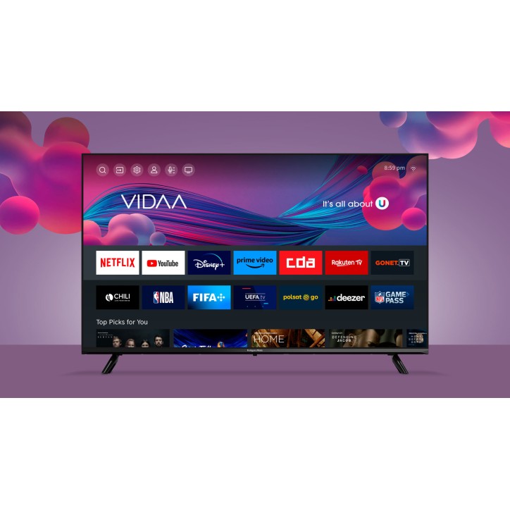 Telewizor Kruger&Matz 50" UHD smart DVB-T2/S2 H.265 Hevc VIDAA Telewizor Kruger&Matz 50" UHD smart DVB-T2/S2 H.265 Hevc VIDAA