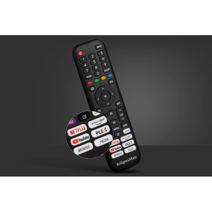 Telewizor Kruger&Matz 50" UHD smart DVB-T2/S2 H.265 Hevc VIDAA Telewizor Kruger&Matz 50" UHD smart DVB-T2/S2 H.265 Hevc VIDAA