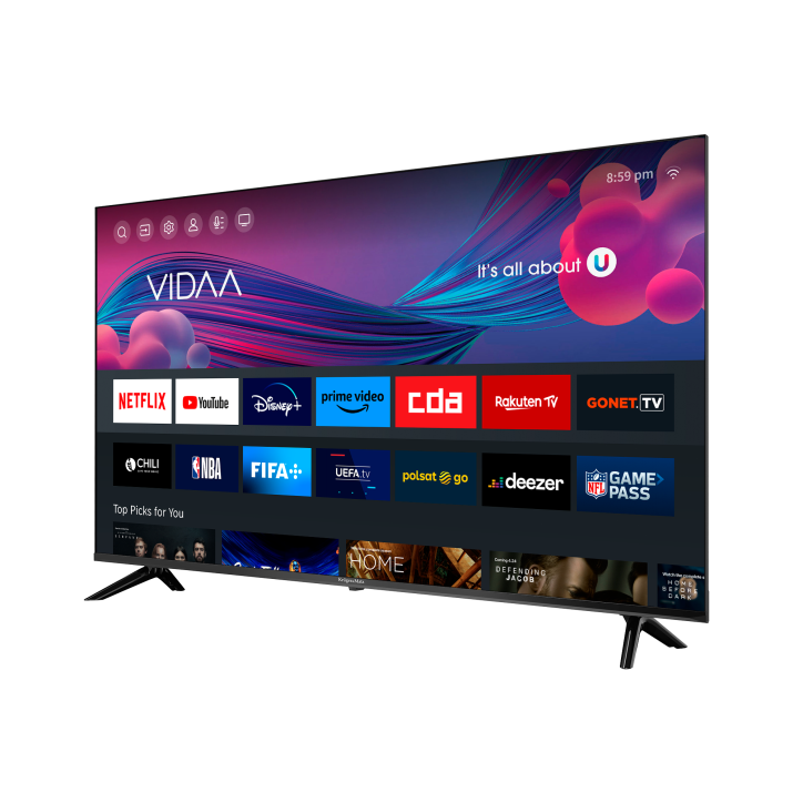 Telewizor Kruger&Matz 55" UHD smart DVB-T2/S2 H.265 Hevc Telewizor Kruger&Matz 55" UHD smart DVB-T2/S2 H.265 Hevc