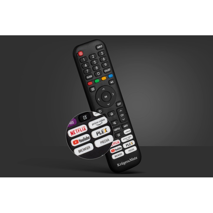 Telewizor Kruger&Matz 55" UHD smart DVB-T2/S2 H.265 Hevc Telewizor Kruger&Matz 55" UHD smart DVB-T2/S2 H.265 Hevc