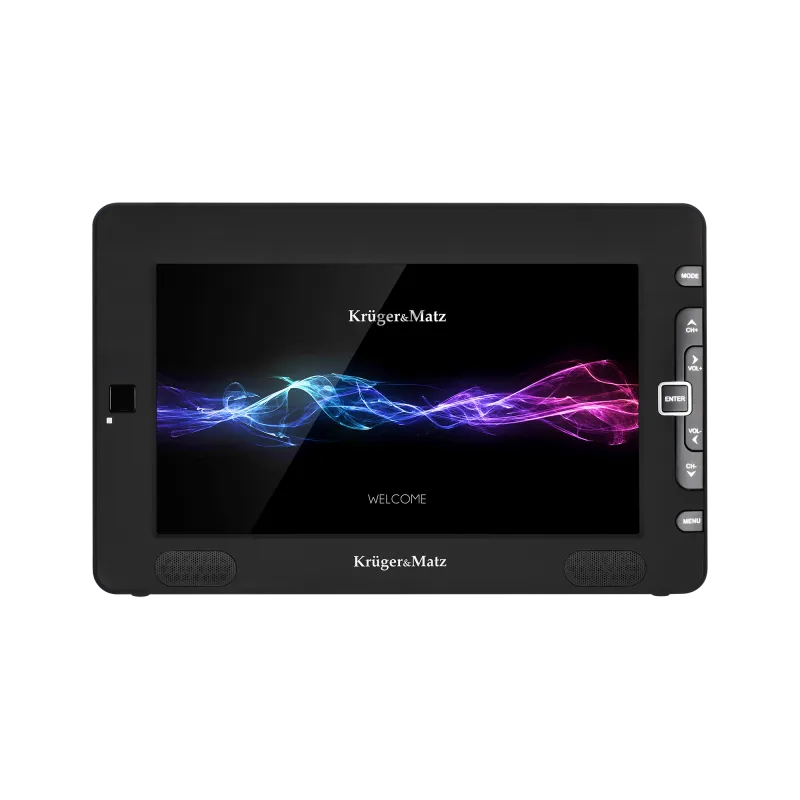 Telewizor przenośny Kruger&Matz 9" z tunerem DVB-T2- HD