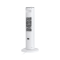 Termowentylator kolumnowy PTC Teesa z funkcją imitacji kominka. Termowentylator kolumnowy PTC Teesa z funkcją imitacji kominka.