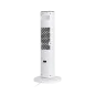 Termowentylator kolumnowy PTC Teesa z funkcją imitacji kominka. Termowentylator kolumnowy PTC Teesa z funkcją imitacji kominka.