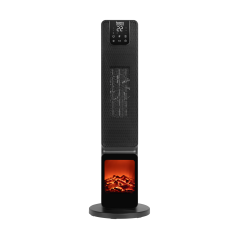 Grzejnik PTC Teesa z imitacją kominka (800/2000W)