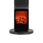 Grzejnik PTC Teesa z imitacją kominka (800/2000W)