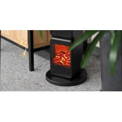 Grzejnik PTC Teesa z imitacją kominka (800/2000W)