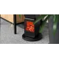 Grzejnik PTC Teesa z imitacją kominka (800/2000W)