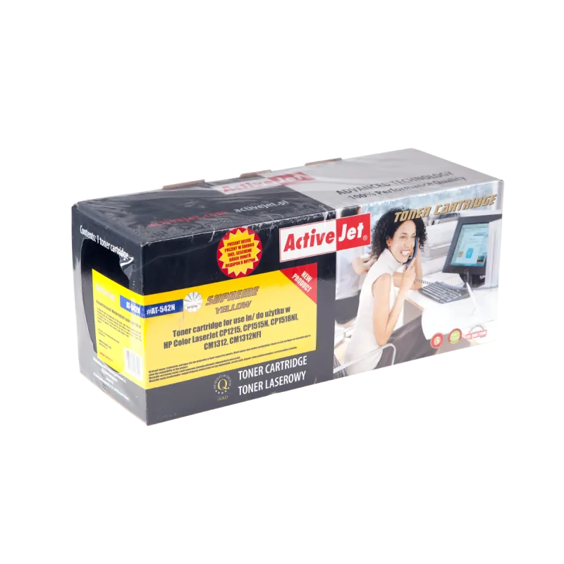 TONER ActiveJet do drukarki laserowej HP (125A CB542A) żółty