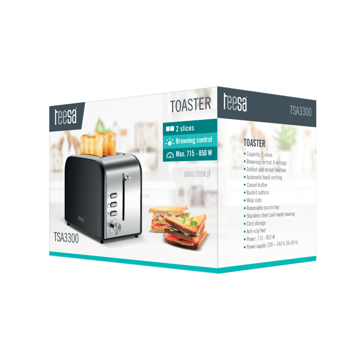 Toster Teesa 850W Toster Teesa 850W