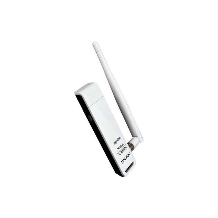 TP-LINK TL-WN722N Karta Wi-Fi USB + antena 4dBi, b/g/n, 150Mb/s TP-LINK TL-WN722N Karta Wi-Fi USB + antena 4dBi, b/g/n, 150Mb/s
