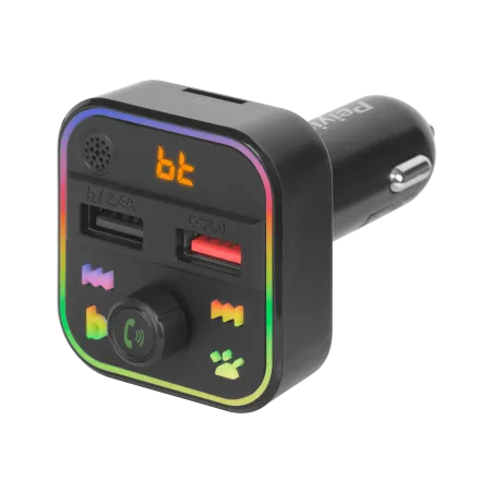 Transmiter samochodowy FM z funkcja bluetooth
