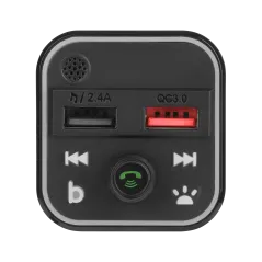 Transmiter samochodowy FM z funkcja bluetooth