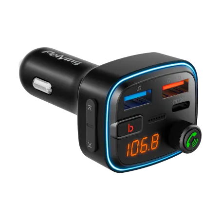 Transmiter samochodowy FM z funkcją bluetooth