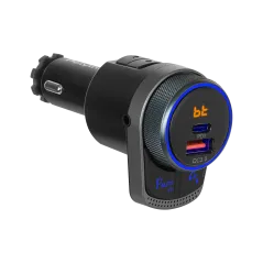 Transmiter samochodowy FM z funkcją bluetooth.