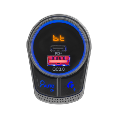 Transmiter samochodowy FM z funkcją bluetooth.