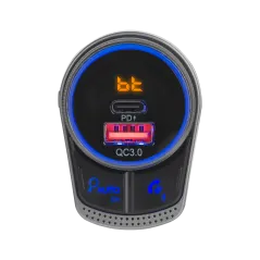 Transmiter samochodowy FM z funkcją bluetooth.