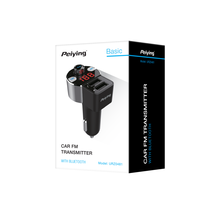 Transmiter samochodowy z funkcją bluetooth (2 gniazda USB) Transmiter samochodowy z funkcją bluetooth (2 gniazda USB)