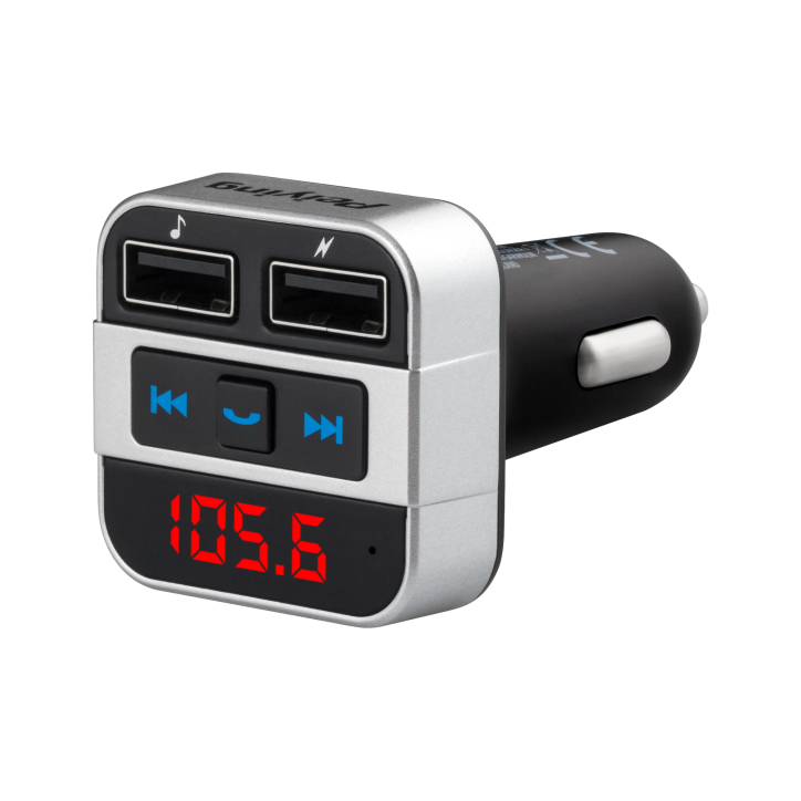 Transmiter samochodowy z funkcją bluetooth (2x USB) Transmiter samochodowy z funkcją bluetooth (2x USB)