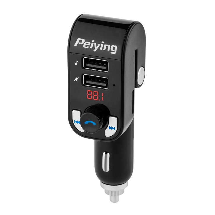 Transmiter samochodowy z funkcją bluetooth (2 gniazda USB) Transmiter samochodowy z funkcją bluetooth (2 gniazda USB)