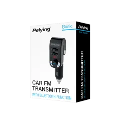 Transmiter samochodowy z funkcją bluetooth (2 gniazda USB)