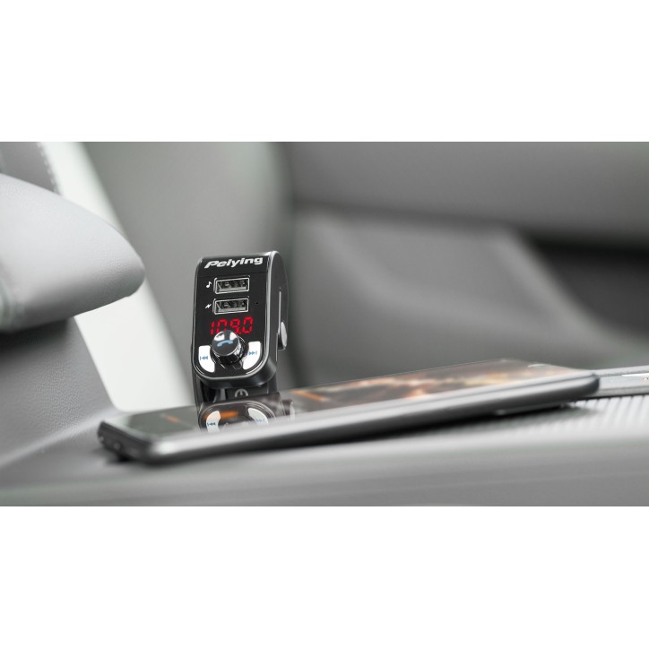Transmiter samochodowy z funkcją bluetooth (2 gniazda USB) Transmiter samochodowy z funkcją bluetooth (2 gniazda USB)