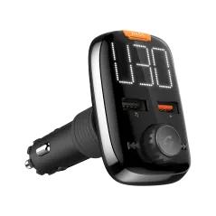 Transmiter samochodowy z funkcją Bluetooth (2x gniazda USB)
