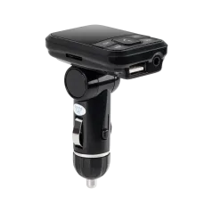 Transmiter samochodowy z funkcją bluetooth i gniazdem USB