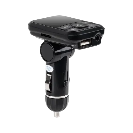 Transmiter samochodowy z funkcją bluetooth i gniazdem USB