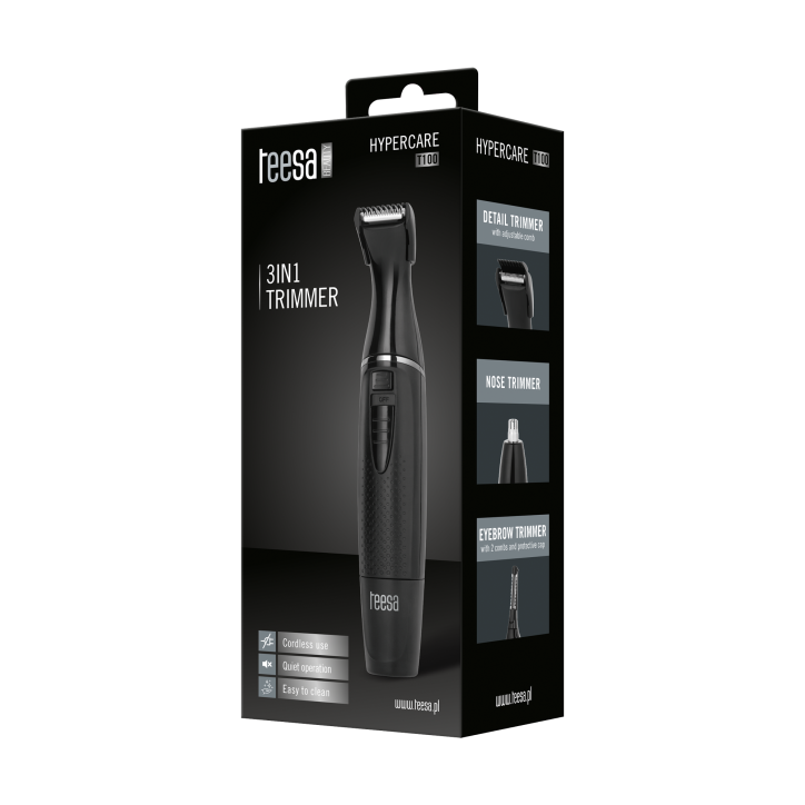 Trymer 3w1 do pielęgnacji osobistej HYPER CARE T100 Trymer 3w1 do pielęgnacji osobistej HYPER CARE T100