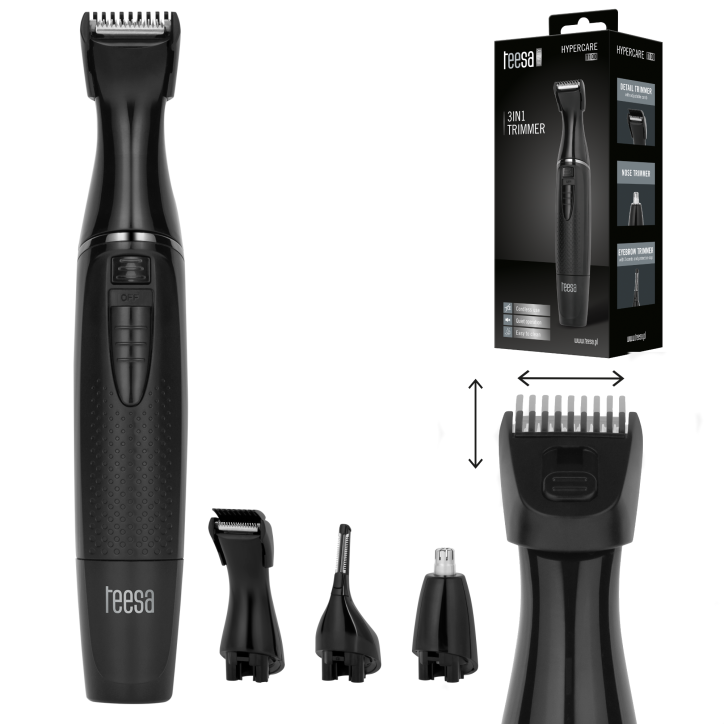 Trymer 3w1 do pielęgnacji osobistej HYPER CARE T100 Trymer 3w1 do pielęgnacji osobistej HYPER CARE T100