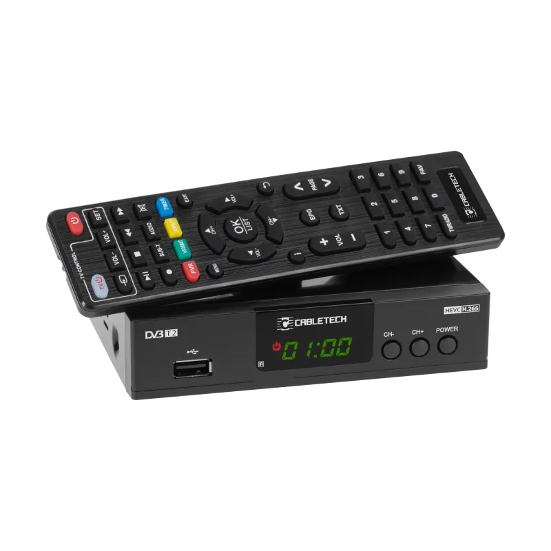 Tuner DVB-T2 H.265 HEVC Cabletech Tuner DVB-T2 H.265 HEVC Cabletech