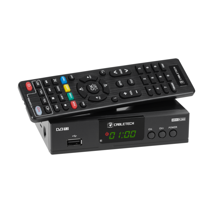 Tuner DVB-T2 H.265 HEVC Cabletech Tuner DVB-T2 H.265 HEVC Cabletech