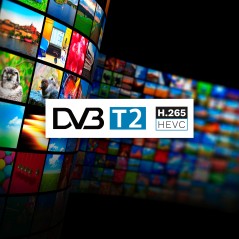 Tuner DVB-T2 H.265 HEVC Cabletech