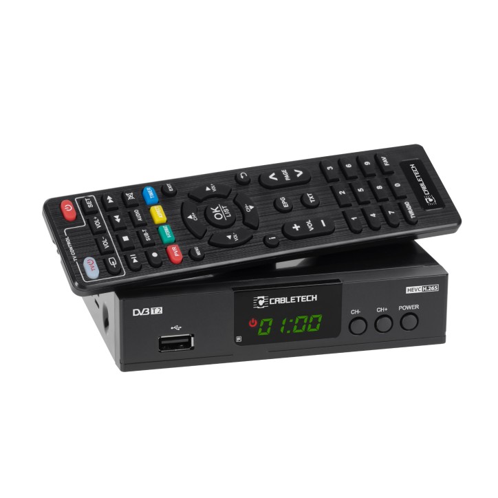 Tuner DVB-T2 H.265 HEVC Cabletech Tuner DVB-T2 H.265 HEVC Cabletech