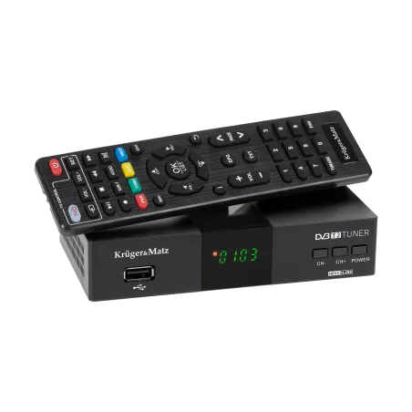 Tuner DVB-T2 H.265 HEVC Kruger&Matz