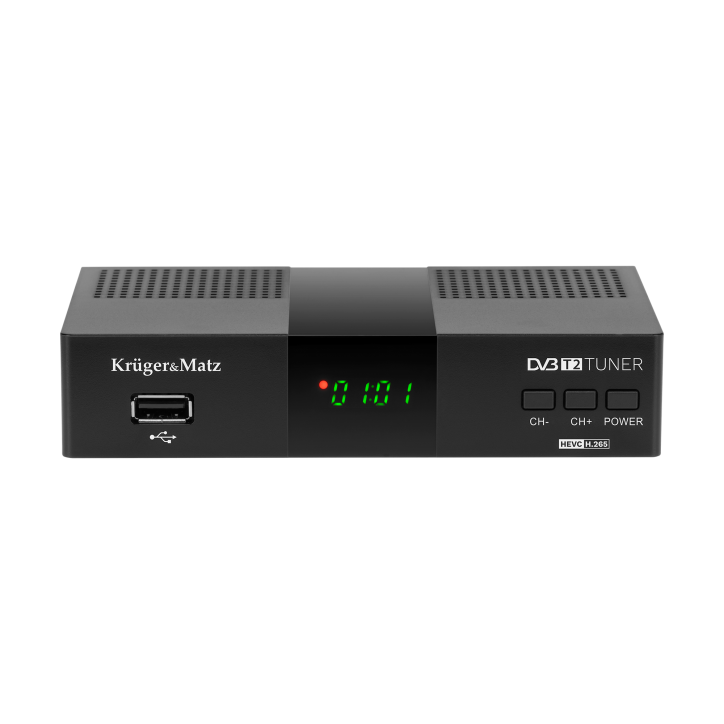 Tuner DVB-T2 H.265 HEVC Kruger&Matz Tuner DVB-T2 H.265 HEVC Kruger&Matz