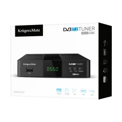 Tuner DVB-T2 H.265 HEVC Kruger&Matz