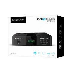 Tuner DVB-T2 H.265 HEVC Kruger&Matz