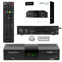 Tuner DVB-T2 H.265 HEVC Kruger&Matz