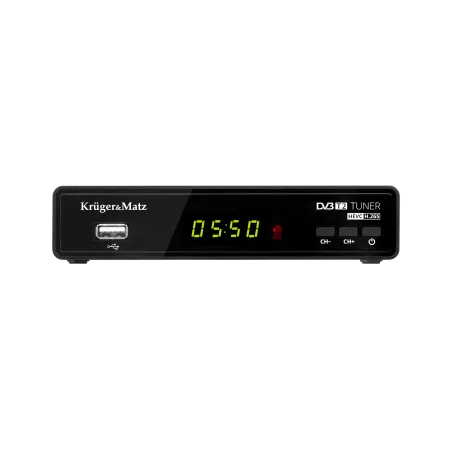 Tuner DVB-T2 H.265 HEVC Kruger&Matz
