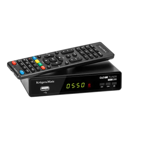Tuner DVB-T2 H.265 HEVC Kruger&Matz