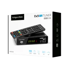Tuner DVB-T2 H.265 HEVC Kruger&Matz