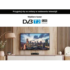 Tuner DVB-T2 H.265 HEVC Kruger&Matz