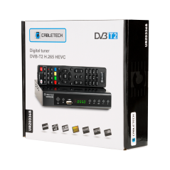 Tuner DVB-T2/C HEVC H.265 Cabletech