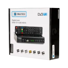 Tuner DVB-T2/C HEVC H.265 Cabletech